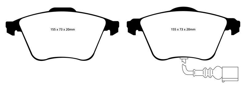 Pastillas de freno ebc DP31946C