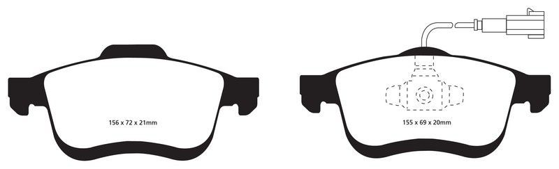 Pastillas de freno ebc DP32010C