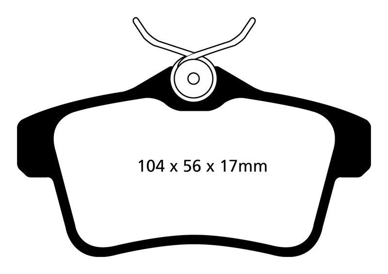 Pastillas de freno ebc DP32053C