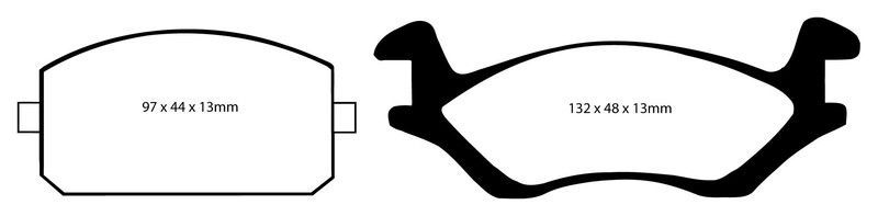 Pastillas de freno ebc DP322