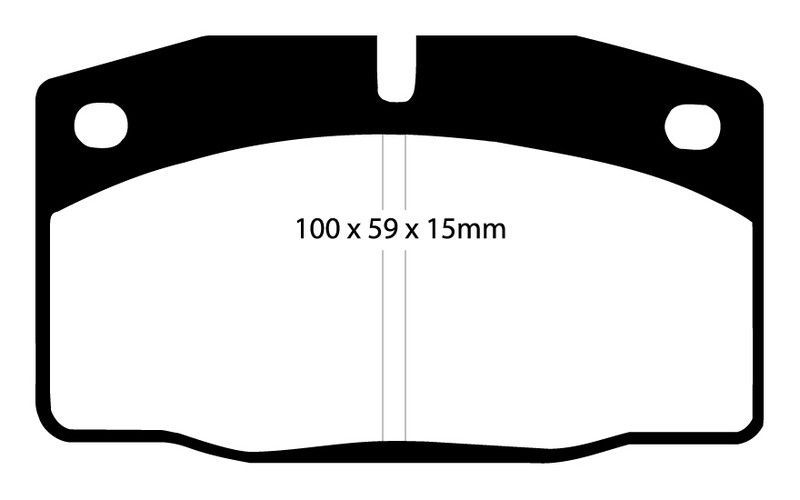 Pastillas de freno ebc DP325