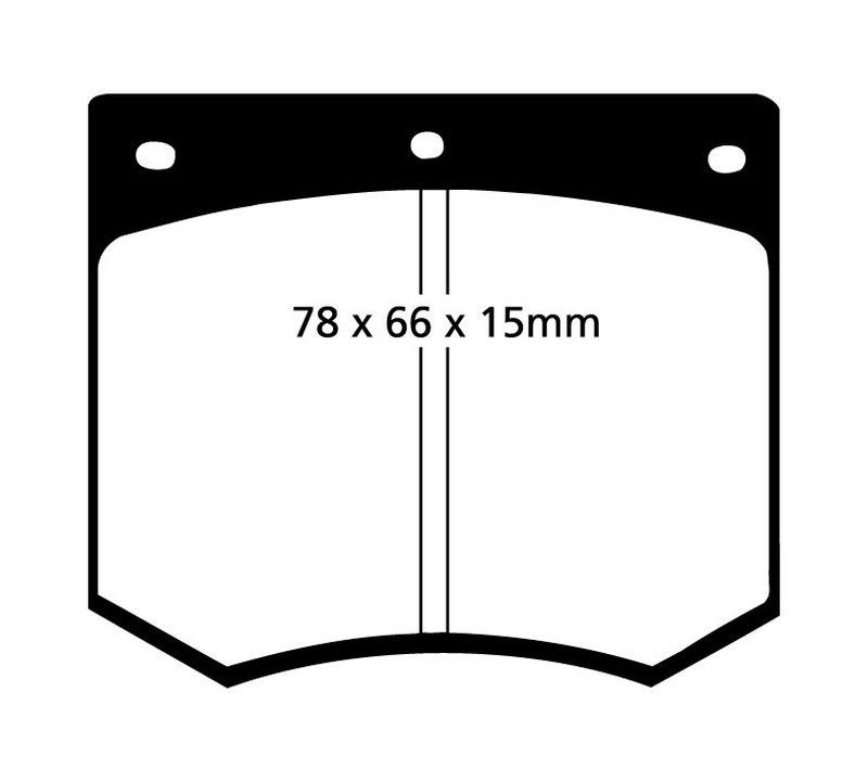 Pastillas de freno ebc DP3291C