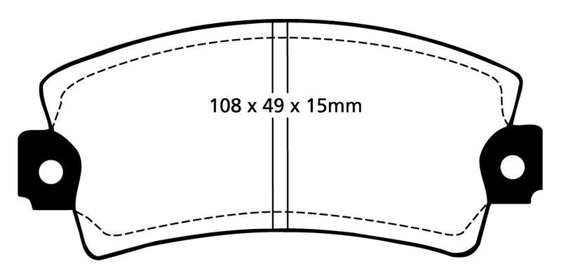 Pastillas de freno ebc DP3317C