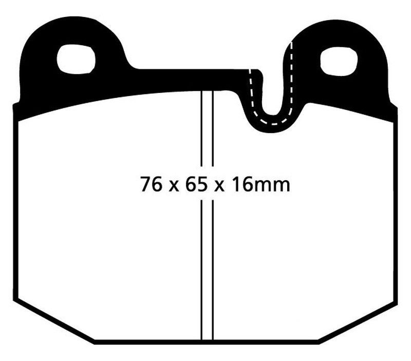 Pastillas de freno ebc DP341