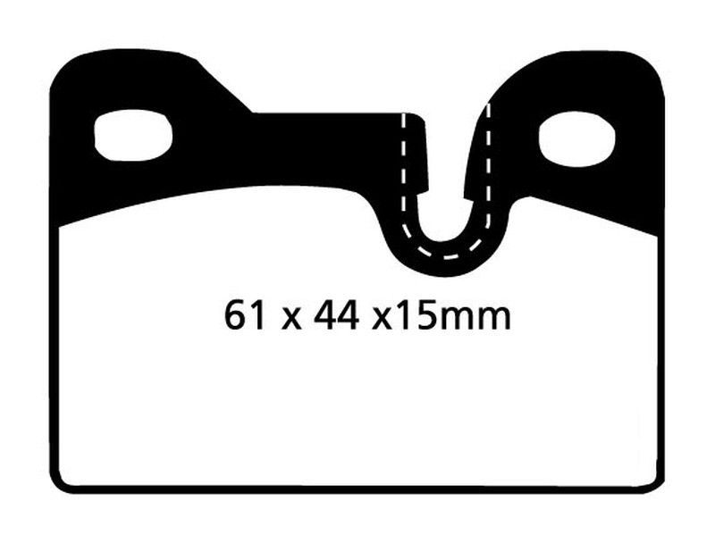 Pastillas de freno ebc DP342