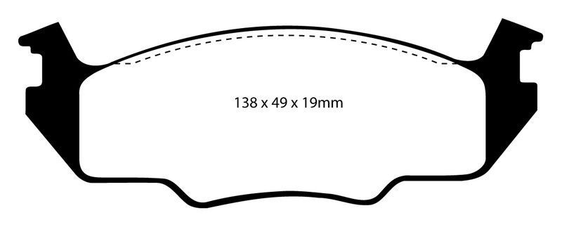 Pastillas de freno ebc DP366/2