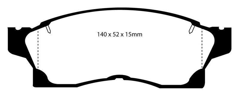 Pastillas de freno ebc DP3936C