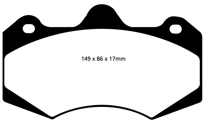 Pastillas de freno ebc DP4042R