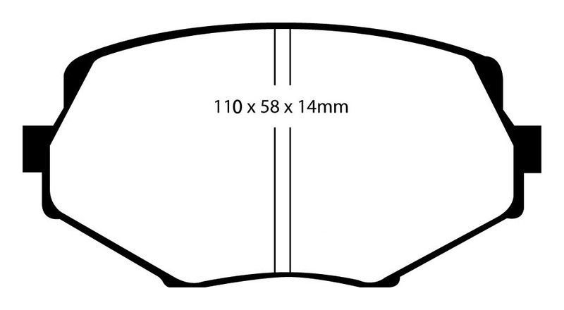 Pastillas de freno ebc DP41002R