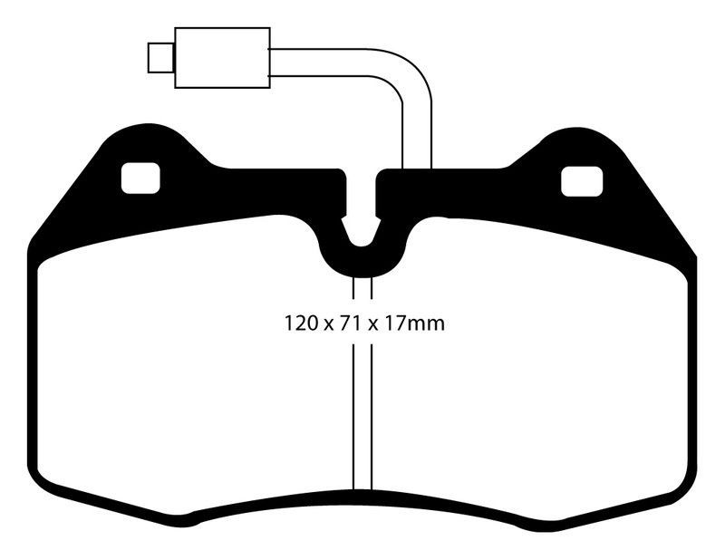 Pastillas de freno ebc DP41032/2R