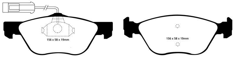 Pastillas de freno ebc DP41061R