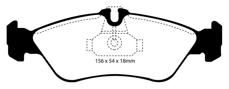 Pastillas de freno ebc DP41070/2R