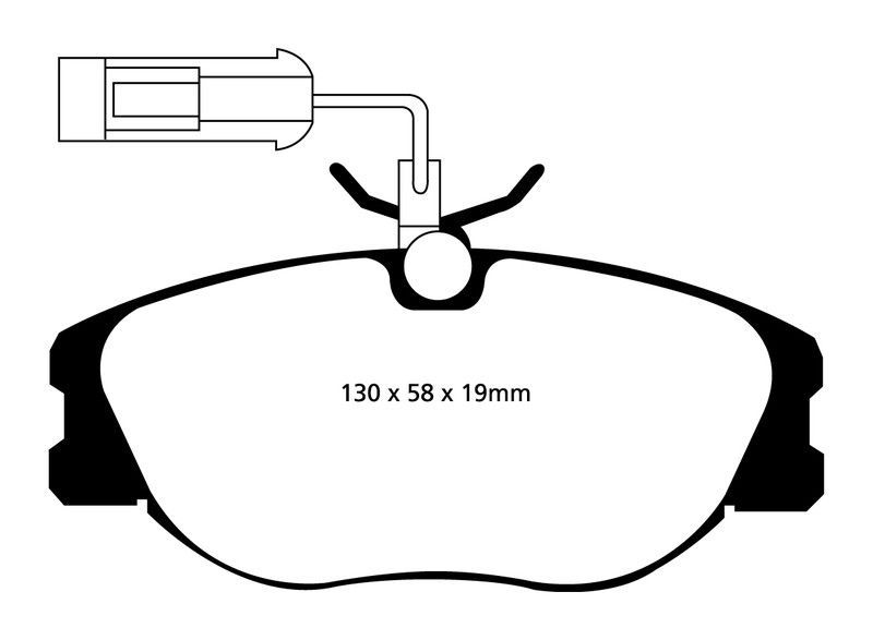 Pastillas de freno ebc DP41109R