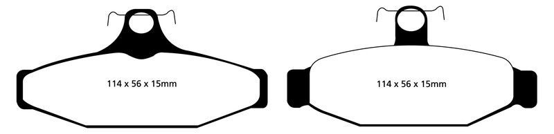 Pastillas de freno ebc DP41165R