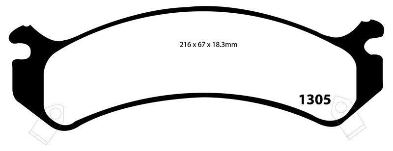 Pastillas de freno ebc DP41305R