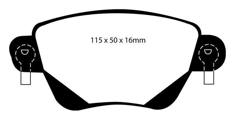 Pastillas de freno ebc DP41350R