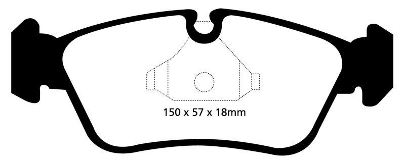 Pastillas de freno ebc DP41587R