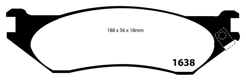 Pastillas de freno ebc DP41638R