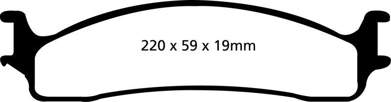 Pastillas de freno ebc DP41650R