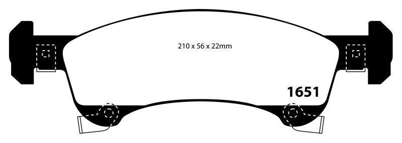 Pastillas de freno ebc DP41651R
