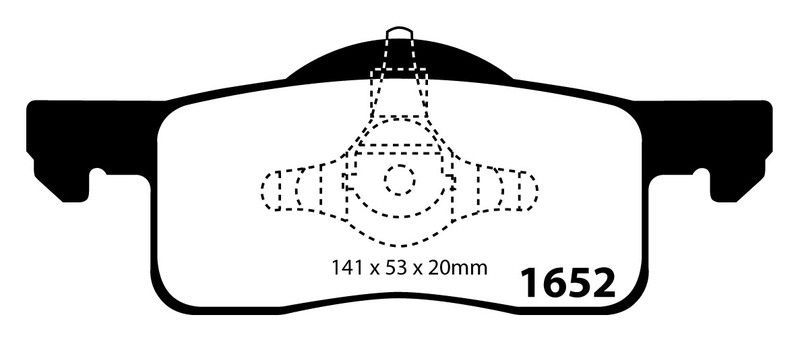 Pastillas de freno ebc DP41652R