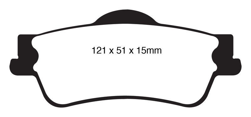 Pastillas de freno ebc DP41834R
