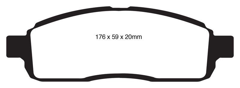 Pastillas de freno ebc DP41843R