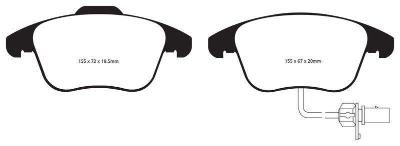 Pastillas de freno ebc DP41998R