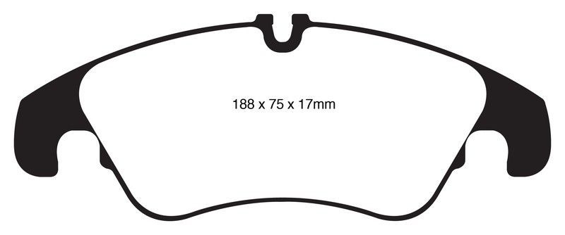 Pastillas de freno ebc DP42022R