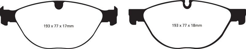 Pastillas de freno ebc DP42076R