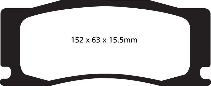 Pastillas de freno ebc DP42111R