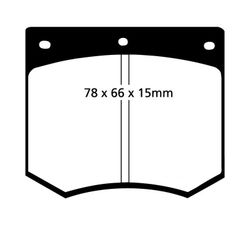 Pastillas de freno ebc DP4291R