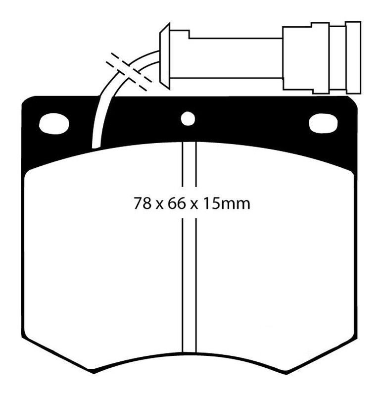 Pastillas de freno ebc DP436