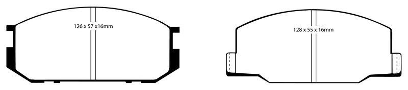 Pastillas de freno ebc DP4456R