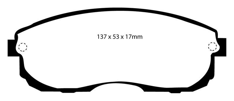 Pastillas de freno ebc DP4775R