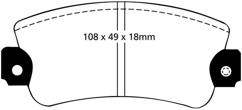 Pastillas de freno ebc DP485