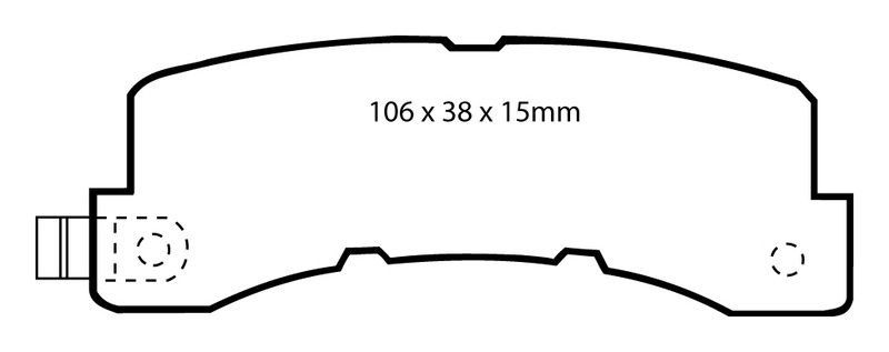 Pastillas de freno ebc DP569