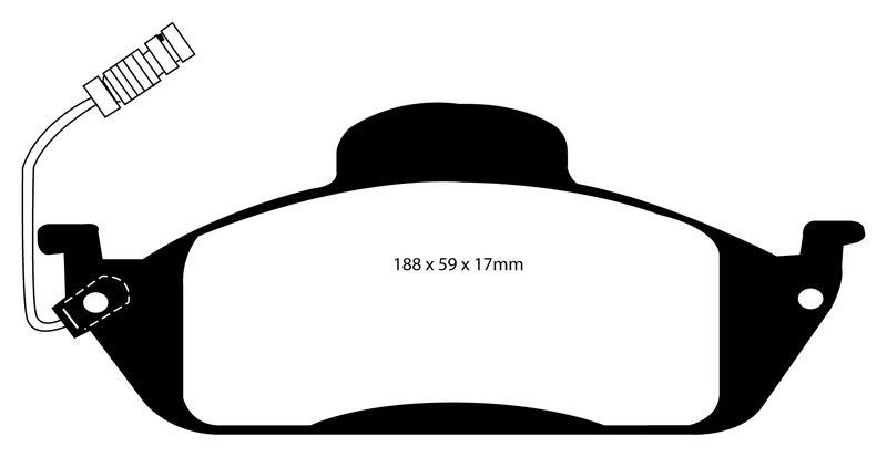 Pastillas de freno ebc DP61232