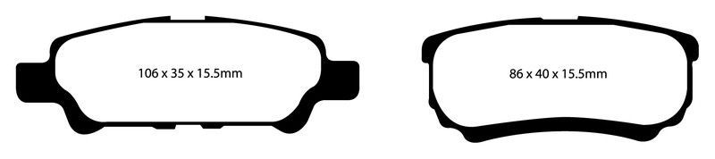 Pastillas de freno ebc DP61563