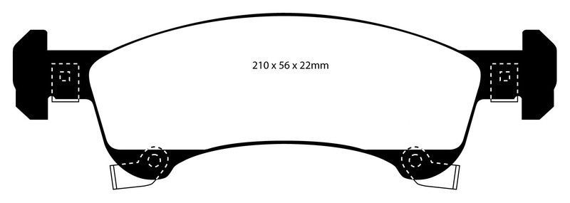 Pastillas de freno ebc DP61651