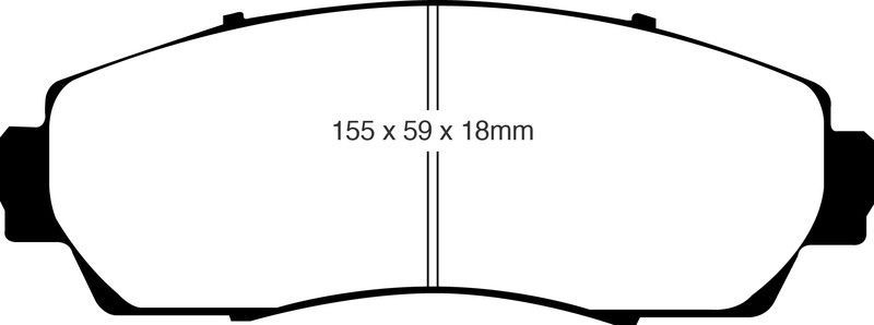 Pastillas de freno ebc DP61743