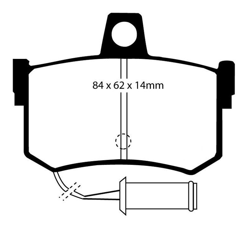 Pastillas de freno ebc DP662