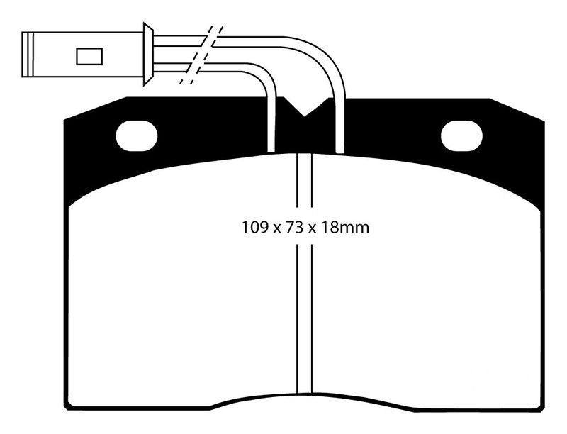 Pastillas de freno ebc DP702