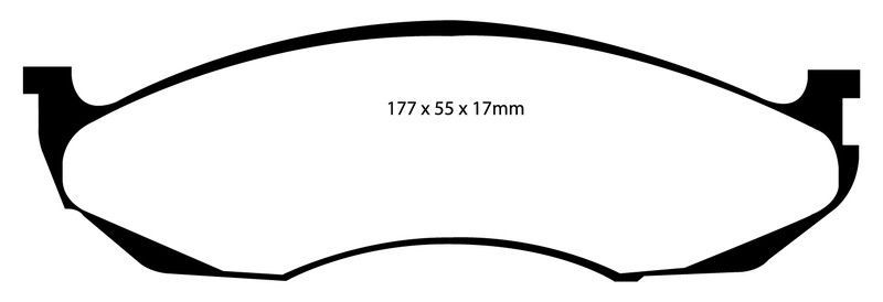 Pastillas de freno ebc DP71022