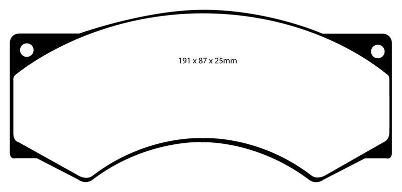 Pastillas de freno ebc DP715