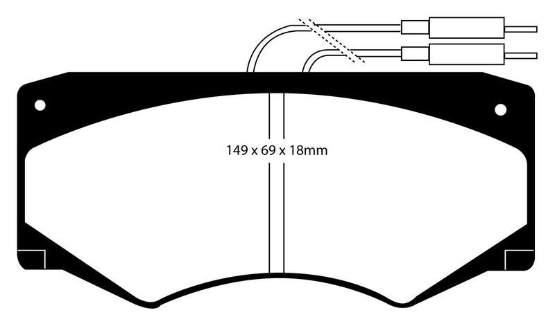 Pastillas de freno ebc DP720