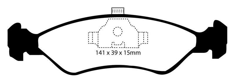 Pastillas de freno ebc DP766