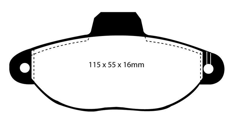 Pastillas de freno ebc DP945/2