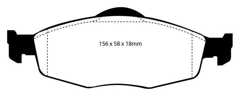 Pastillas de freno ebc DP950