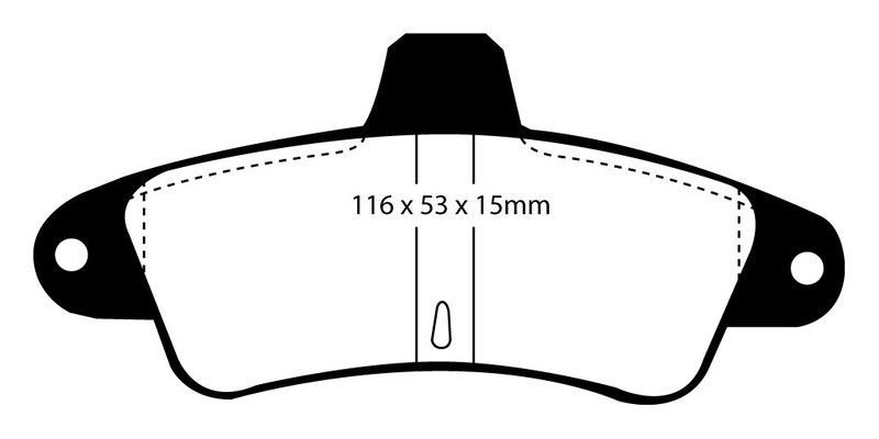 Pastillas de freno ebc DP960